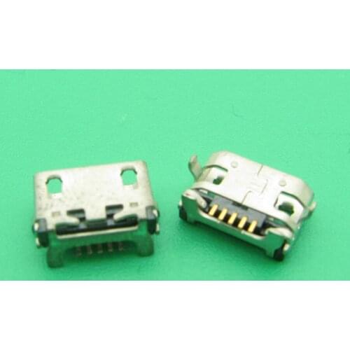 50pcs/lot Micro USB Charging connector for Lenovo A7600 A7600H A788T S930 A656 A370 S390 A388T A3000-H