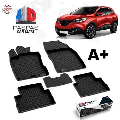 FOR RENAULT KADJAR BRAND CAR SPECIAL RUBBER MAT INDOOR ACCESSORIES LUGGAGE POOL MODIFIED HARDWARE BLACK COLOR 2020 2021 BRAND