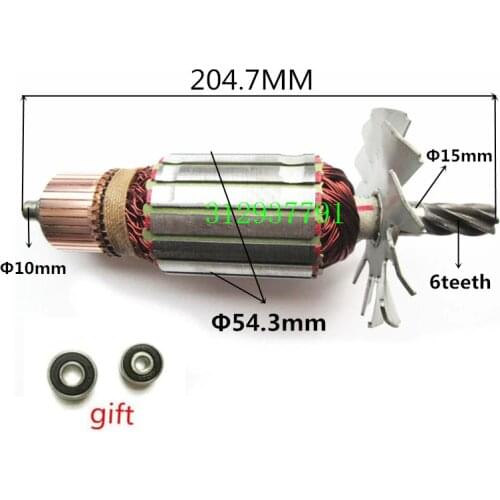 Rotor Engine Armature AC220-240V for BOSCH GCO14-2 Cut-off Machine rotor