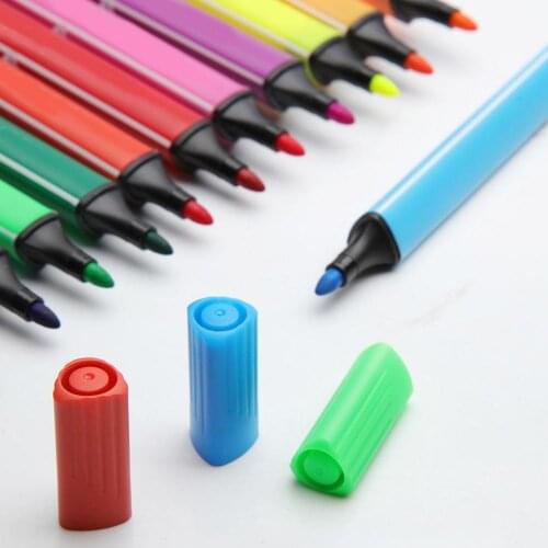 Student Watercolor Pen Childrens Painting Coloring Pen 24 Colors Washable Watercolor Pen For Students Children Drawing Pen