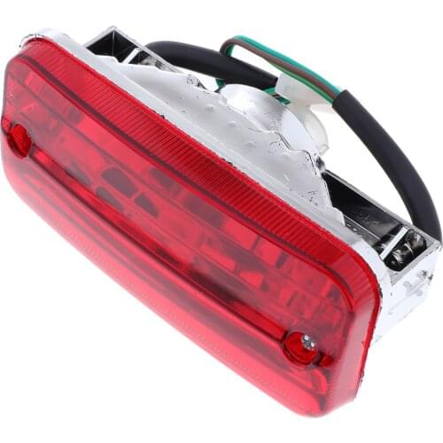 12V LED Tail Light Turn Signal Brake Driving Running Light Universal for Suzuki Scooter