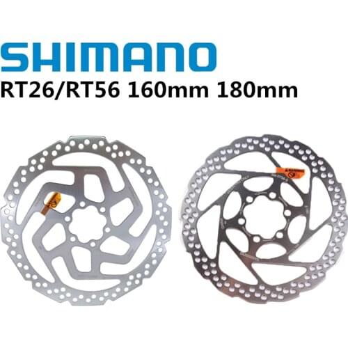 Shimano Deore RT56 RT26 160mm 180mm 6 Bolt Brake Disc Mountain Bike Bicycle Rotor SM-RT56 M6000 MTB Bike Brake Disc 160MM 180MM