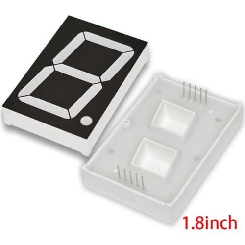 1pc 1.8inch LED display 7 Segment 1 Bit Digit Tube Red Common Cathode Digital 1.8 inch led 7segment