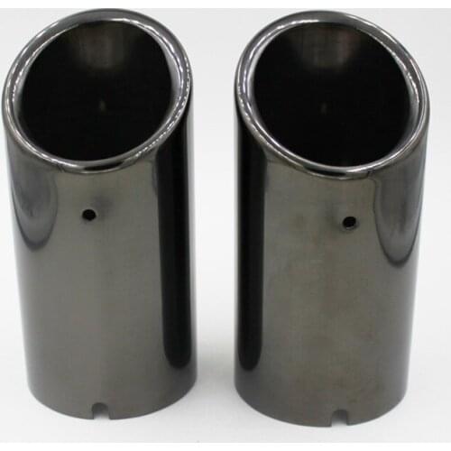 1pcs 7cm Stainless Steel Exhaust Muffler Tail Pipes For Volkswagen Sagitar Passat Golf 7 Lang Lang Lai
