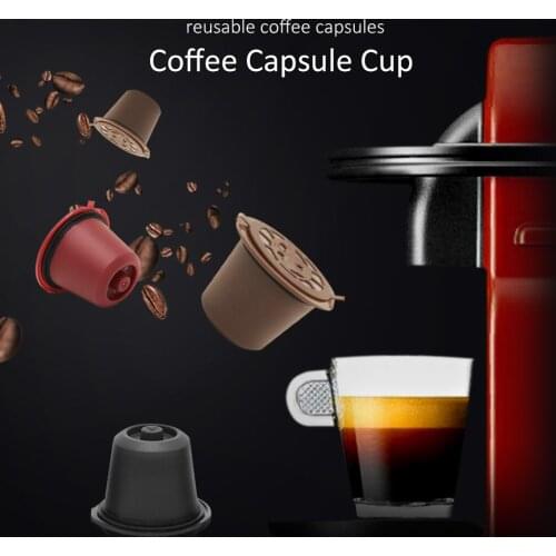 3PCS Refillable Single Cup Coffee Mesh Filters Reusable Capsule Cup Filter