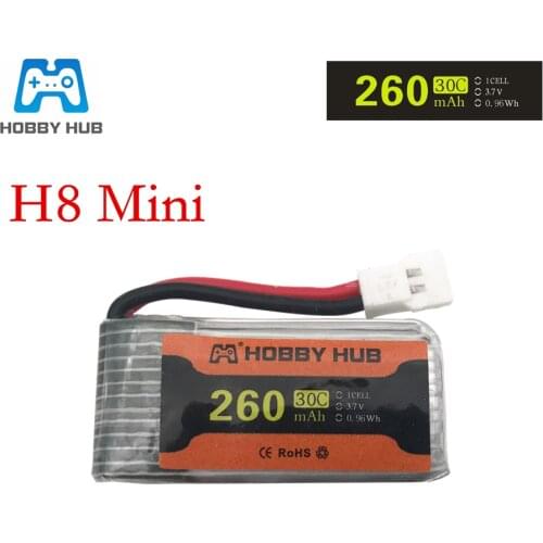 Battery For JJRC H8 Battery 3.7V 260mAh 150mAh Lipo Battery for H8 For JJRC H8 Mini RC Quadcopter drone part