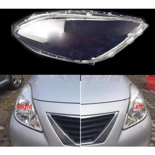 For Nissan sunny 11-12 headlight glass headlight lamp shade transparent shell lampshade 1 pair Lens lamp cover