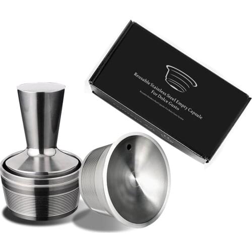 Refillable Metal Dolce Gusto Pod Cup Reusable Capsula For Dolce Gusto Stainless Steel Dolce Gusto Filter Baskets Capsule Dripper