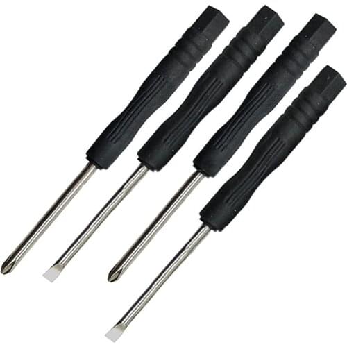 4 Pcs Black Precision Screwdriver Set Magnetic 3.0 Phillips Slotted For Mobile Phones Repair Hand Tools