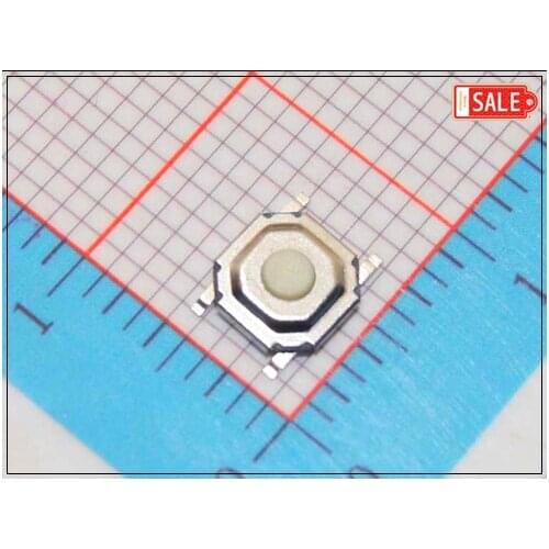Small Batch (100Pcs/lot) 4mm*4mm*1.5mm Plastic Button Waterproof Dustproof SMD Micro Push Button Tactile Tact Electronic Switch