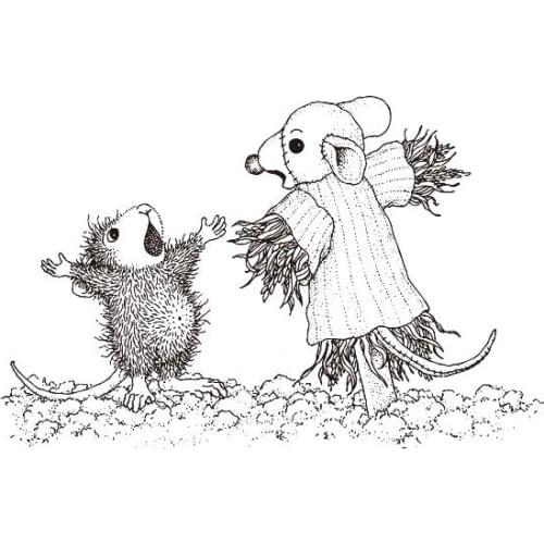 Cartoon mouse Transparent Clear Silicone Stamp/Seal for DIY scrapbooking/photo album Decorative clear stamp sheets B0380