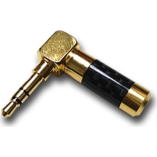 3.5mm Jack Audio Plug Connector 3.5mm Gold Plated elbow Headphone plug 3 Pole stereo DIY Earphone Adapter AUX Converter YS-181