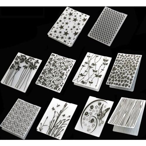 Fondant Cake Decorative Mold Windmill Flower Pentagram Love Tree Vine Butterfly Bark Embossed Embossed Template V5579