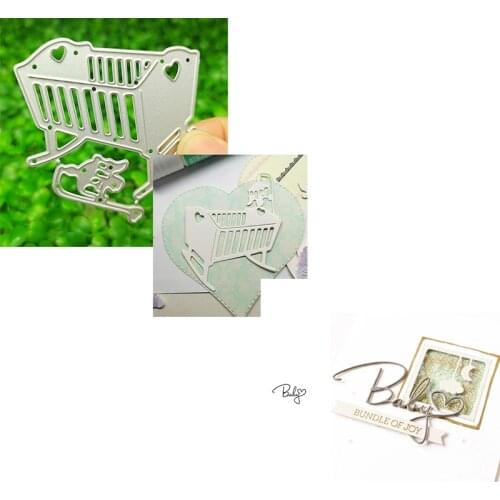 Metal cutting die is suitable for festival DIY scrapbook photo album 3D greeting card embossing process creative crib 2021