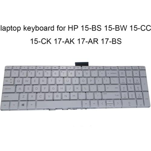 US NE GK Replacement Keyboards for HP Pavilion 15 BS CK 17 AK AR 17-BS 255 256 G6 Keyboard English Norway Greek New L60341 DH1