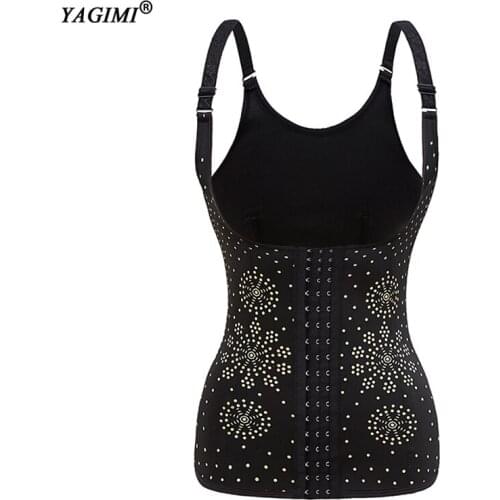 YAGIMI Women Slimming Vest with Hook Waist Trainer Body Shaper Corset Top Trimmer Shapewear Fajas Lose Weight Underwear Shapers