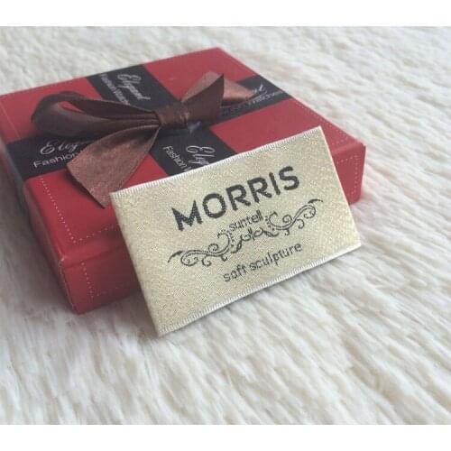 Customized clothing tags washable garment labels custom woven labels for clothing brand name labels logo woven tags