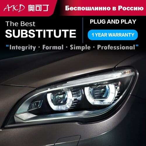 1 PCS Car Goods For BMW F01 F02 Headlights 2009-2014 740i 730i 735i MULTI-BEAMS HEADLAMP Full LED Headlight LED Dual Projector
