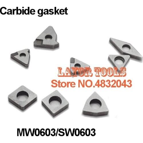 10PCS SW0603/MW0603 Hard alloy Shim lathe tool holder accessories,Suitable for MWLNR/L,INSERT IS WNMG0604