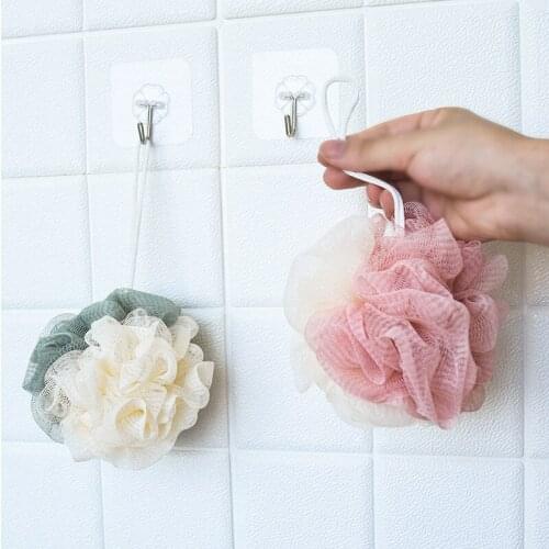 2Pcs/lot Large Bath Sponge Shower Mesh Scrubbers Exfoliating Body Massage Scrub Back Soft Brush Bathroom Shower Accessories