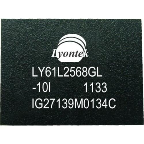 20pcs New Original LY61L2568GL-10I 2M High Speed SRAM 256K x 8 BGA(48) 10ns 2.7 to 3.6V -40 to 85°C