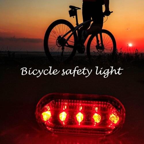 2020 Bicycle Light Waterproof Rear Tail Light LED Mountain Bike Cycling Light Tail lamp Safety Warning Light Bike Accessories