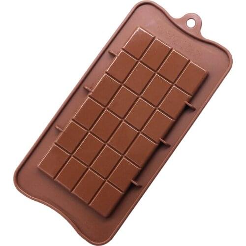 24 Cavities Chocolate Silicone Mold Sugarcraft Cookie Cupcake Baking Pan Fondant Cake Decorating Tools