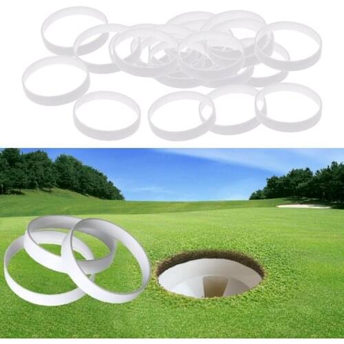 30pcs Plastic Outdoor Golf Putting Green Hole Cup Field Accs 110mm New