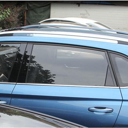 8pcs for SKODA KAMIQ 2018-2020 Central column Decorative cover Glossy black