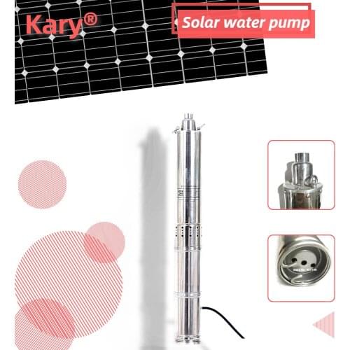 Dc 12v brushless motor 2000L per hour flow rate lift 30m commercial solar water pump for home and farm water supply