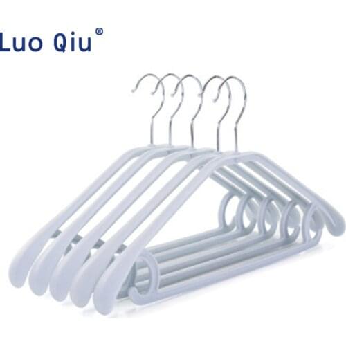 Household multi-purpose hanger clothes drying rack pants rack wide shoulder anti-skid solid clothes hanger