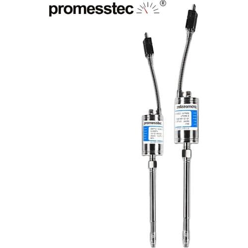 Promesstec Flexible Stem Melt Pressure Transmitter Pressure Sensors Output 4-20mA