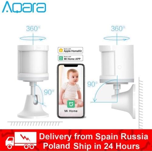 Xiaomi Aqara Motion Sensor Smart Human Body Sensor Wireless ZigBee Wifi Connection For Alarm System Work With Mijia /Homekit APP