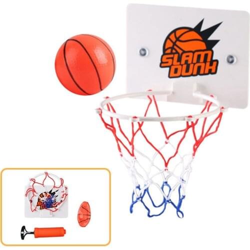 Office Decompression Toy Desk Sucker Hanging Basketball Toys Kids Room Sucker Hanging Basket Basketball Games Toy Pastime Time