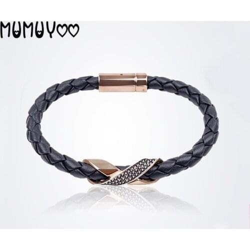 HUAJI Leather Bracelets