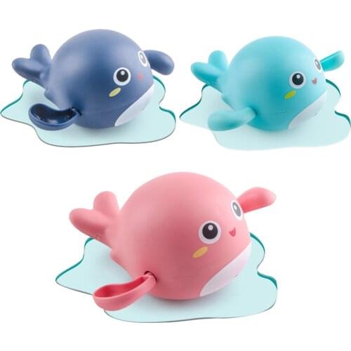 1 Piece Environmentally Friendly Durable And Practical Baby Bathing Toys On The Chain Clockwork Bathroom Toys Random Color