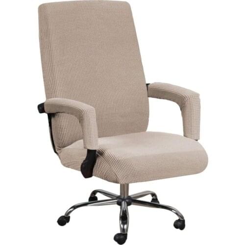Office Chair Covers Stretch Rotating Armchair Seat Cover Waterproof Computer Chair Slipcover Universal Anti-dirty Seat Case