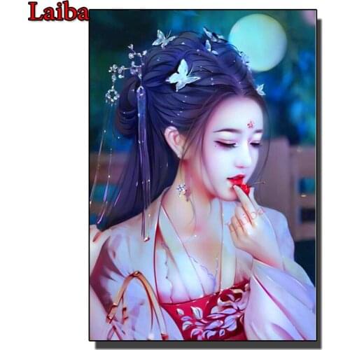 Full Square Diamond Beauty woman 5D DIY Diamond Painting Rhinestone Embroidery girl painting Cross Stitch Mosaic diamond mazayka