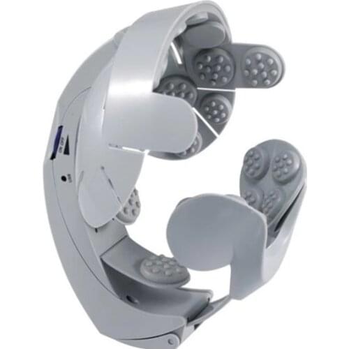 Portable massager humanized design adjust electric head massager point massage to relax the head of the brain