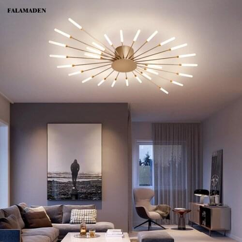 Modern Creative LED Ceiling Light Indoor Wrought Iron Chandelier be Used for Living Room Dining Room Study Bedroom