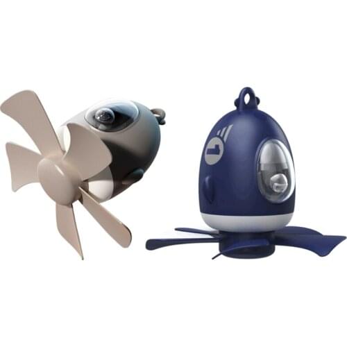 USB Ceiling Fan Household Car Camping Night Light Ceiling Fan