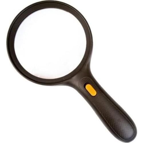 Magnifying Glass with Light, 1.8X 5X Magnifying Glass, Handheld 3 LED Illuminated Lighted Magnifier for Reading, Inspection