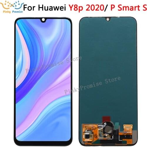 6.3" For Huawei Y8p 2020 LCD AQM-LX1 Y8P Display Touch Digitizer Screen Assembly For Huawei P Smart S LCD Display Replacement