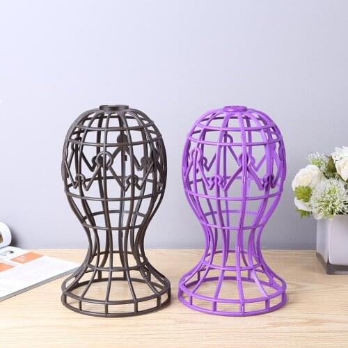 1pcs Hairdressing Training Wig Display Holder Plastic Wig Head Hat Cap Display Stand Hair Accessories Storage Rack Tools