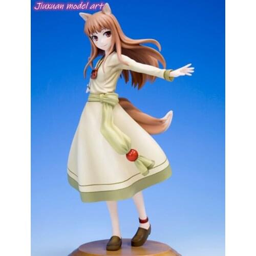 100% Original genuine Spice and Wolf Anime Figure Holo PVC Action Figure Anime Figure Model Toys Figure Collection Doll Gift