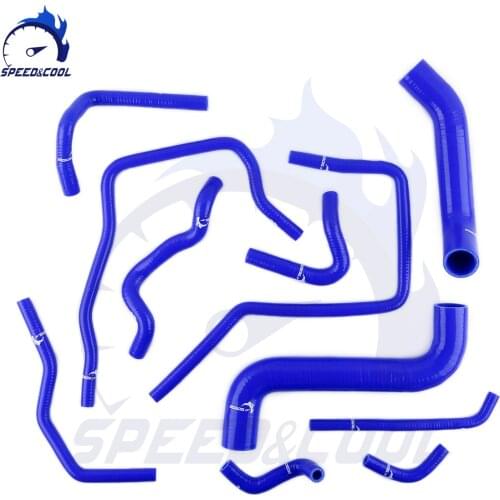 Car Silicone Radiator Coolant Full Complete Whole Pipe Tube Hose Kit For SUBARU Impreza WRX GDA/GGA STi GDB/GGB EJ20 2000-2007