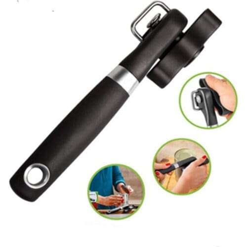 2021 Professional Manual Can Opener Stainless Steel Bottle Openers Ergonomic Jars & Tin Opener for Kitchen Tools Bar Accessories