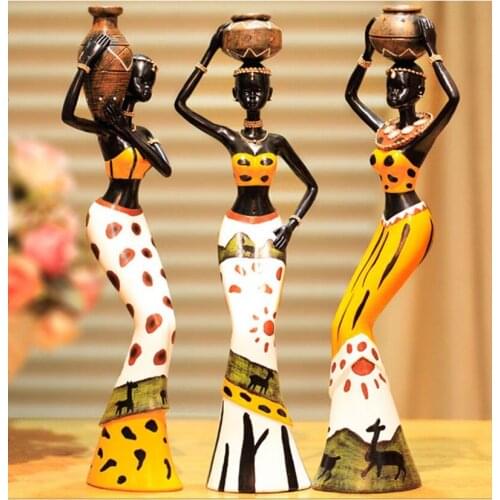 3PCS/set Decorations For Home Office Accessories For Living Room Modern Decor Doll Resin Crafts Creative New House Ornaments