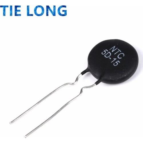 5pcs NTC Thermistor Resistor NTC 5D-15 5D15 Thermal Resistor