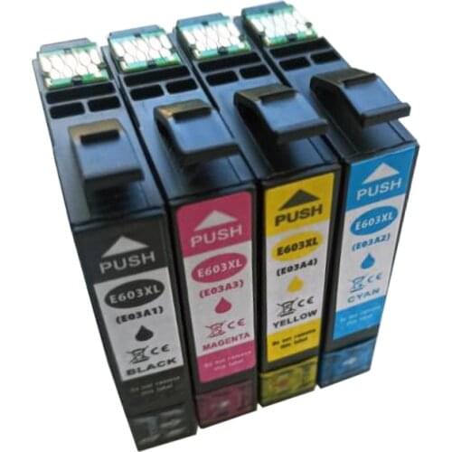 603XL T603 BK/C/M/Y Compatible Ink Cartridges for Epson Expression Home XP-2100 XP-2105 XP-3100 XP-4100 XP-4105 Printers, T603XL